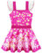 Lito Angels Mia and Me Kostüm Kleid für Kinder Mädchen Party Verkleidung, Größe Gr. 3-4 Jahre 104, Pink