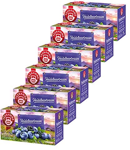 Teekanne Heidelbeertraum / 6er Pack