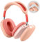 FINTIE Cover Compatibile con AirPods Max Cuffie, Protettiva Custodia Auricolare e Head Fascia Cover in Silicone Compatibile con Apple AirPods Max Cuffie, Rosa