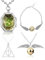 YouU 4 stücke Medaillon Horcrux Halskette Heiligtümer des Todes Schnatz Halskette und Armbänder für Geschenke Sammlung Cosplay Kostüm