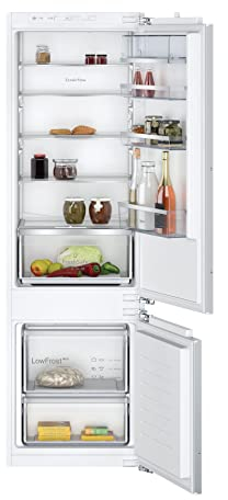 Neff KI5872FE0G N50 Built in Fridge Freezer, 70/30 Split, 177x54cm, Low Frost, Fresh Safe 1, Eco Air Flow, BigBox, LED Lighting, Fixed hinge, White