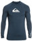 Quiksilver - All Time Rashguard Surf Tee für Männer - Navy Blazer - Heather - M