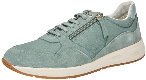 Geox D BULMYA B Sneaker, LT Green, 39 EU