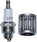 Comcapy Piston roulement à Aiguilles W Kit de Bougies d'allumage for Husqvarna 281 288 tronçonneuse pièce de Rechange 503 25 61 01