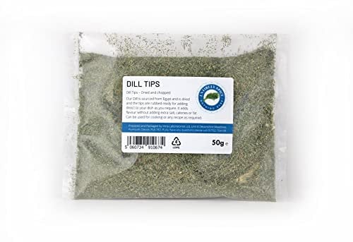 Entirely Ingredients Chopped Dried Dill 50g - Selected for the Premium Quality - Premium Food Grade