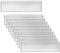 10 Pièces Porte-Étiquettes Porte Etiquette Adhesif Porte Étiquettes Transparent Porte-Étiquettes Adhésives pour Bibliothèque Supermarché Étagère, Boîte Aux Lettres