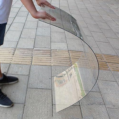 Panneau pour Toit,Plaques en Polycarbonate Résistant Aux UV,Panneau Acrylique Transparent Léger,Feuille pour Serre Jardin,Marquise,Balcon Carport Auvents,Vérandas et Enclosu (1.22x4m)