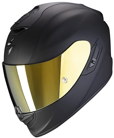 Scorpion, Exo-1400 Evo Air, Vollständige Motorradhelme, Mattschwarz, M, Unisex-Adult