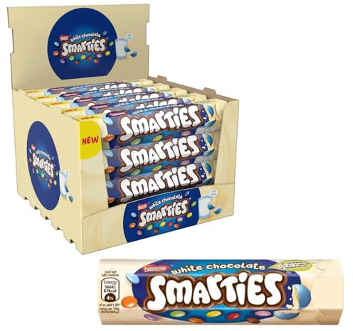 Confetti Pralinen Smarties White Schokolade weiß 20 Tuben Maxi à 120 g