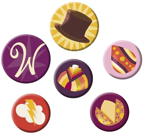 ABYstyle - WONKA Pack de Badges Bonbons