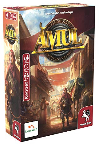 Pegasus Spiele 57402G - AMUL - Kennerspiel/Kartenspiel/Brettspiel/Gesellschaftsspiel - geeignet ab 10 Jahren