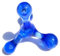 Triggerpunkt Massagegerät, Triggerpunkt Drücker Massagegerät Reflexology Body Massager, Trigger Point Massagegerät für Rücken, Nacken, Arme und Beine, Entspannung Geschenk (Blau)