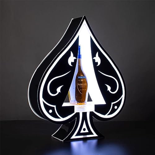 Bar Weinständer Weinregal Weinregal Likörregal LED Beleuchtet Alkohol Flaschenständer LED Beleuchtet Weinregal Sektflasche Display für Bar / Hotel / Box