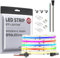 BTF-LIGHTING FCOB SPI RGBWW (3000K) Flexible High Density LED Streifen Licht COB IC RGBW LED Band 5M 896LEDs/m DC24V weiße PCB IP30 NICHT wasserdichte Chasing Farbe (ohne Controller und Netzteil)