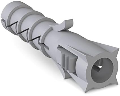 Schraubrohrschellen Rohrschelle Stahl verzinkt Verschiedene Größen (Spreizdübel, 10mm / 50 Stück)