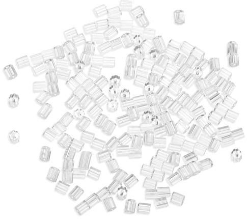 200 Stk Ohrring Verschluss,Ohrstecker Verschluss,Ohrringe Verschlüsse Hinten,Silikon Ohrring Stopper Ohrringverschlüsse,für Ohrstecker Ohrringe Hakenohrringe Klar Hypoallergen Weicher Ohrring Stopper