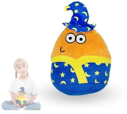 Plüsch Puppe Pou. Pou Plüschtier. Kawaii Pou Puppe. Baumwoll-Pou-Spielzeug für Alle Altersgruppen. My Pet Alien Pou Plüschpuppe. Pou Kuscheltier Verkleidet (Zauberer)
