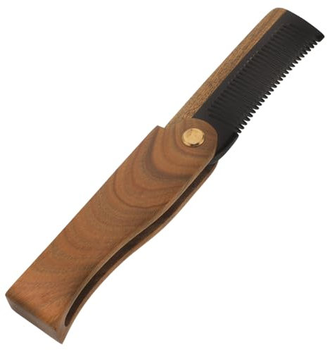 MUSISALY Peine De Madera Plegable Portátil De y Madera Para Cepillo De Para Hombres Para Mantener El Cualquier Lugar