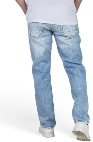 Cross Jeans da uomo stretch Comfort/Relaxed Fit Antonio Jeans Pantaloni Denim Blu Nero 30 31 32 33 34 36 38 40