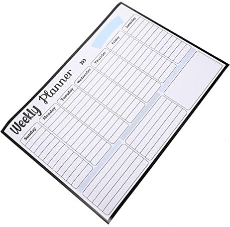 NUOBESTY Magnetische Multifunktions Planertafel A3 Pet Abwischbar Hochglanz Wiederverwendbar Für Kühlschrank Büro Haushalt