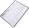 NUOBESTY Weiches Whiteboard Datum Kühlschrank Mit Magnettafel Planke Für Heim Essensplaner Veranstalter Monatsplaner Wecker Vorräte Planen Wandkalender Liste Uhren Weiß Das Haustier