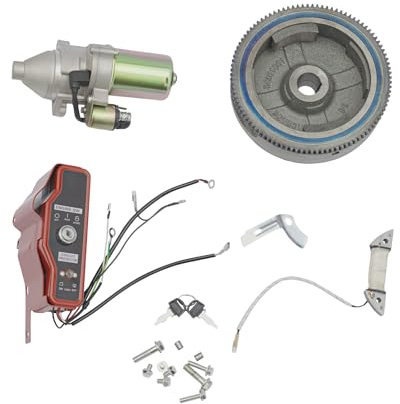 Starter Kit di avviamento elettrico per Hon da GX390 13hp, volano di avviamento