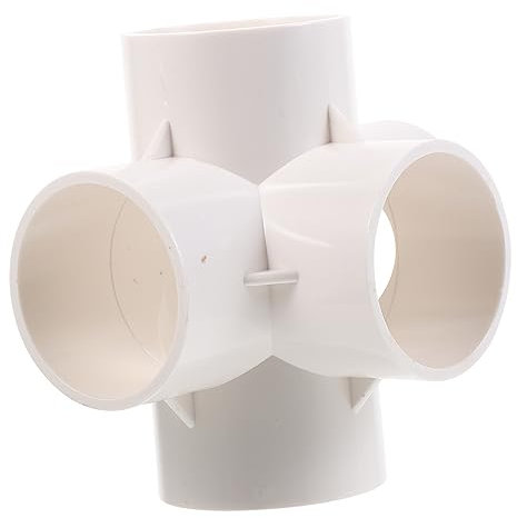 IMIKEYA 2Stücke Rohr Rohrverbinder für Gartenzaun DIY Projekte Installieren und Vielseitig Einsetzbar für Rohre