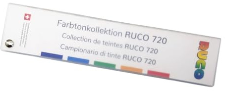 RUCO Farbfächer Farbtonkollektion RT 720 - mit 720 einzigartigen Farben - in RUCO Wandfarbe, Fassadenfarbe & Möbellack mischbar