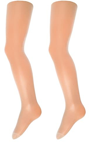 EWERS 2er-Pack Baby- & Kinderfeinstrumpfhosen Glanz, Doppelpack Feinstrumpfhosen für Mädchen, Mikrofaser glänzend, MADE IN ITALY