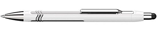 Schneider 5 Stück Kugelschreiber Epsilon Touch blanc-argent pte Extra Large Blau