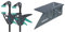 Wolfcraft 3455100-2 Mini Serre-joint à une Main Saillie 40, Ouverture 110 mm & 5208000 Équerre 3D d'onglet 150 x 275 x 66 mm - Traçage angle de 45° à 90°