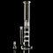 RORA Glas Bongs - 18.8mm Joint Size Gerade Honeycomb Perc Pfeifen (Clear)