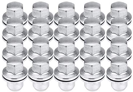 Radmuttern 20 Stück Edelstahl Auto Radmuttern für 3 4 5 Sport LR068126 RRD500290 RRD500590 RRD500510