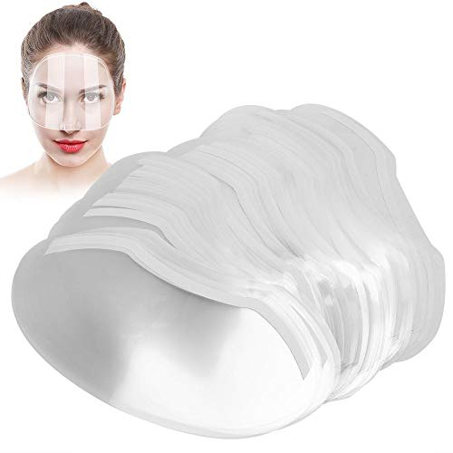 Haarspray Gesichtsschutz, 100 Stück Professionelles Transparentes Gesichtsschutz Haar Friseursalon Friseur Farbstoff Haar Haarspray Schild für Gesicht Augenschutz