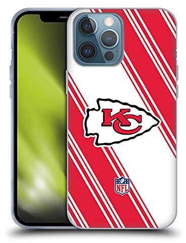 Head Case Designs Offizielle NFL Streifen Kansas City Chiefs Artwork Soft Gel Handyhülle Hülle kompatibel mit Apple iPhone 13 Pro Max