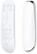 PlayVital Cover Silicone per ps5 Telecomando Multimediale,Custodia Skin Protettiva Copertura Ergonomica per Media Remote Controller-Trasparente Bianco