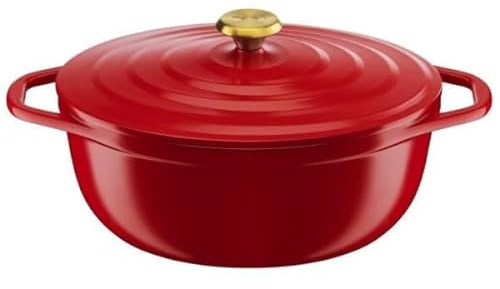 GROUP SEB Tefal - Air oval stewpot 30 cm / 5,7 l. Red (E2548904)
