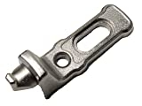 HKB ® 8 Stück Rückwandverbinder Druckguss vernickelt inkl. Schrauben für Rückwanddicke bis 5 mm