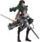 Zhongkaihua Eren Yeager Mikasa Levi Scout Regiment Actionfigur - 15 cm bewegliche Anime PVC Modell Puppe Dekoration Statue Ornament Geburtstagsgeschenk für Fan
