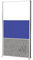 MAUL Trennwand MAULconnecto 180x100cm | Raumteiler für Büro und Schreibtisch | Freistehender Raumtrenner mit Standfüßen | Ideal als Sichtschutz und Schallschutz |Pinnboard + Whiteboard + Akustikvlies