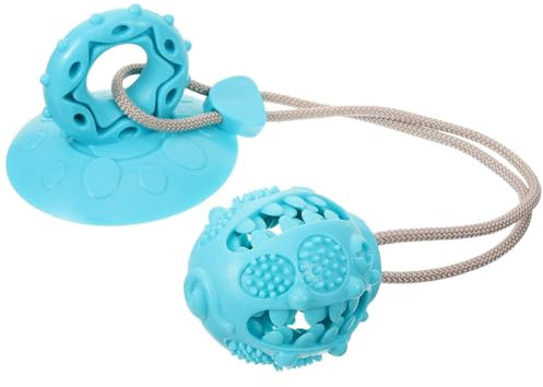 POPETPOP Jouet à Ventouse pour Chien Jouet Interactif Squeaky pour Chiens pour Morsure Et Tirage