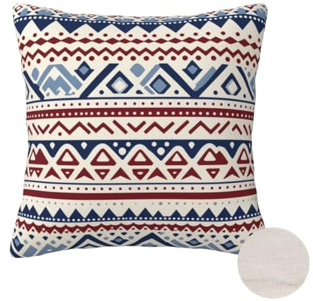 Kissenbezug 40x40 cm 2er Set, Deko Kissen Nordisch Sofakissen mit Unsichtbarem Reißverschluss, Outdoor Kissen Weihnachten Kissenbezüge Frühling für Couch Stuhl Bett Aesthetic Room Decor Gifts -OZ402