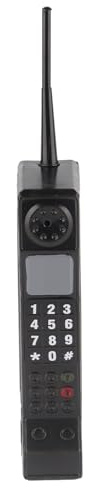 WGFOIP Vintage Phone Decor, Iron Retro Brick Cellphone Model Lightweight Portable, Home Office Photography Movie Props Decor