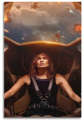 Krem Jennifer Lopez Poster, Wandkunst, Leinwand, Geschenk für Freunde, Schlafzimmer, Wohnzimmer, Dekoration, modern, ästhetisch, 30 x 45 cm, ungerahmter Stil