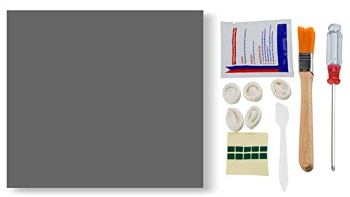 Aukuoy PTM7950 Thermal pad 80x80x0.2mm phase change thermal pad, Highly conductive silicone grease 8.5W/mK CPU thermal paste for PS5 CPU GPU SSD M.2 laptop
