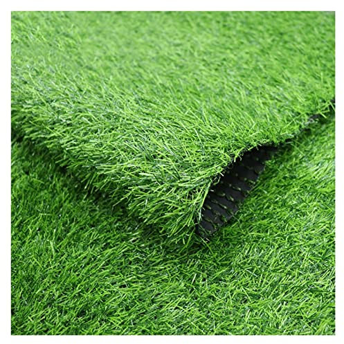 Kunstrasen für den Außenbereich, Garten, Dach, Baustellen, 2,5 cm dick, grün, synthetischer Rasenteppich, schneidbar, Spielplatzmatte, 60 x 90 cm