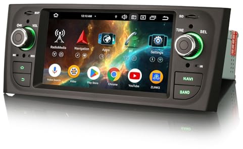 GONFEN 8-Núcleos Android 16 Autoradio Dab+ Radio de Coche para Fiat Grande Punto Linea GPS Navegación Estéreo Inalámbrico CarPlay Android Auto 4GB+64GB WiFi 4G USB Bluetooth 5.0 DSP CANBus DVR Cámara