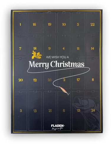 Fladen Fishing Adventskalender Deluxe 24 TLG für Angler Geschenkidee