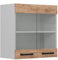 Vicco Küchenglasschrank R-Line, Goldkraft Eiche, 60 cm