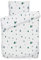 Buymax Fleece Bettwäsche 200 x 220 cm 3 teilig Plüsch Winterbettwäsche Kuschel Thermo Fleece Kopfkissenbezüge 80x80 cm Cashmere Touch, Weihnachten, Tanne, Weiß